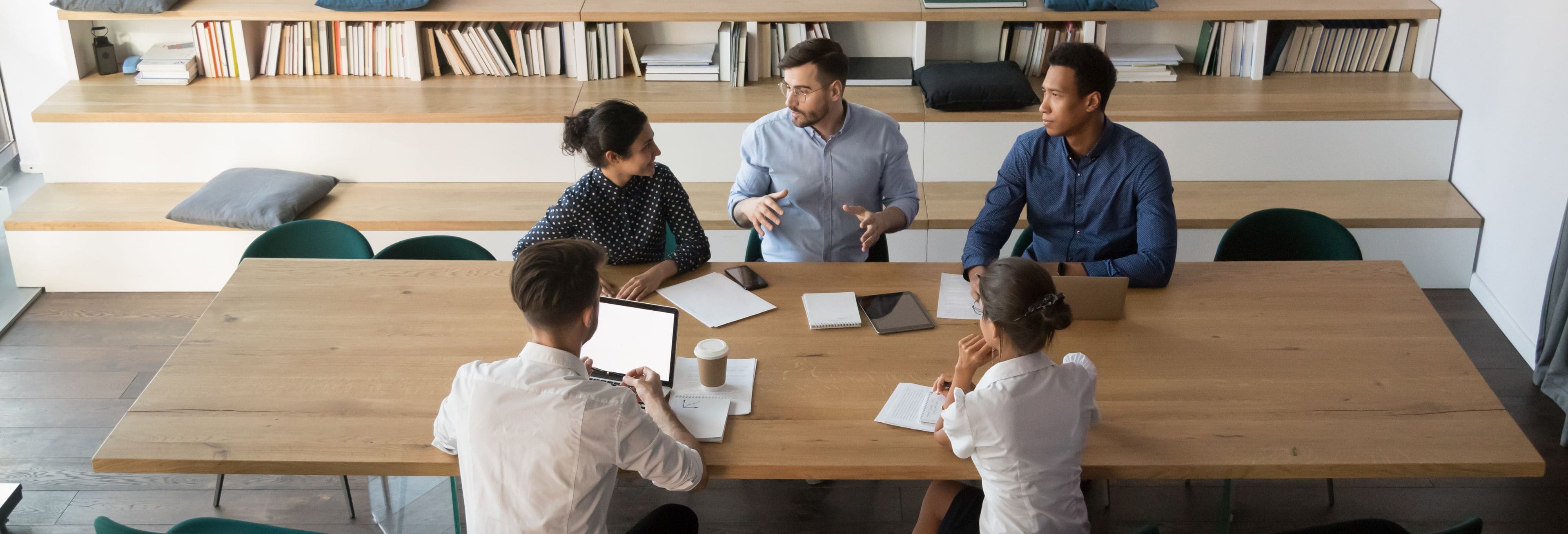 People at a Conference Table