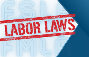 Labor laws sign.