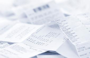 Expense receipts