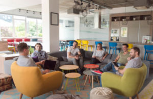 start up company meeting