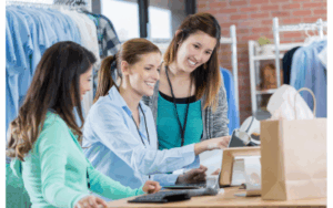 Small business upgrading tech platform with customer support