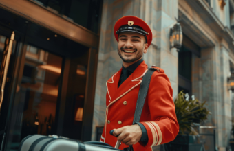 Hotel bellman hospitality industry