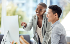 I-9 Auditor helping business owner